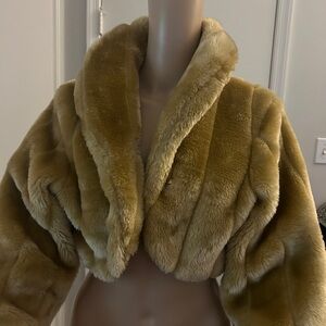 Ladies faux fur jacket